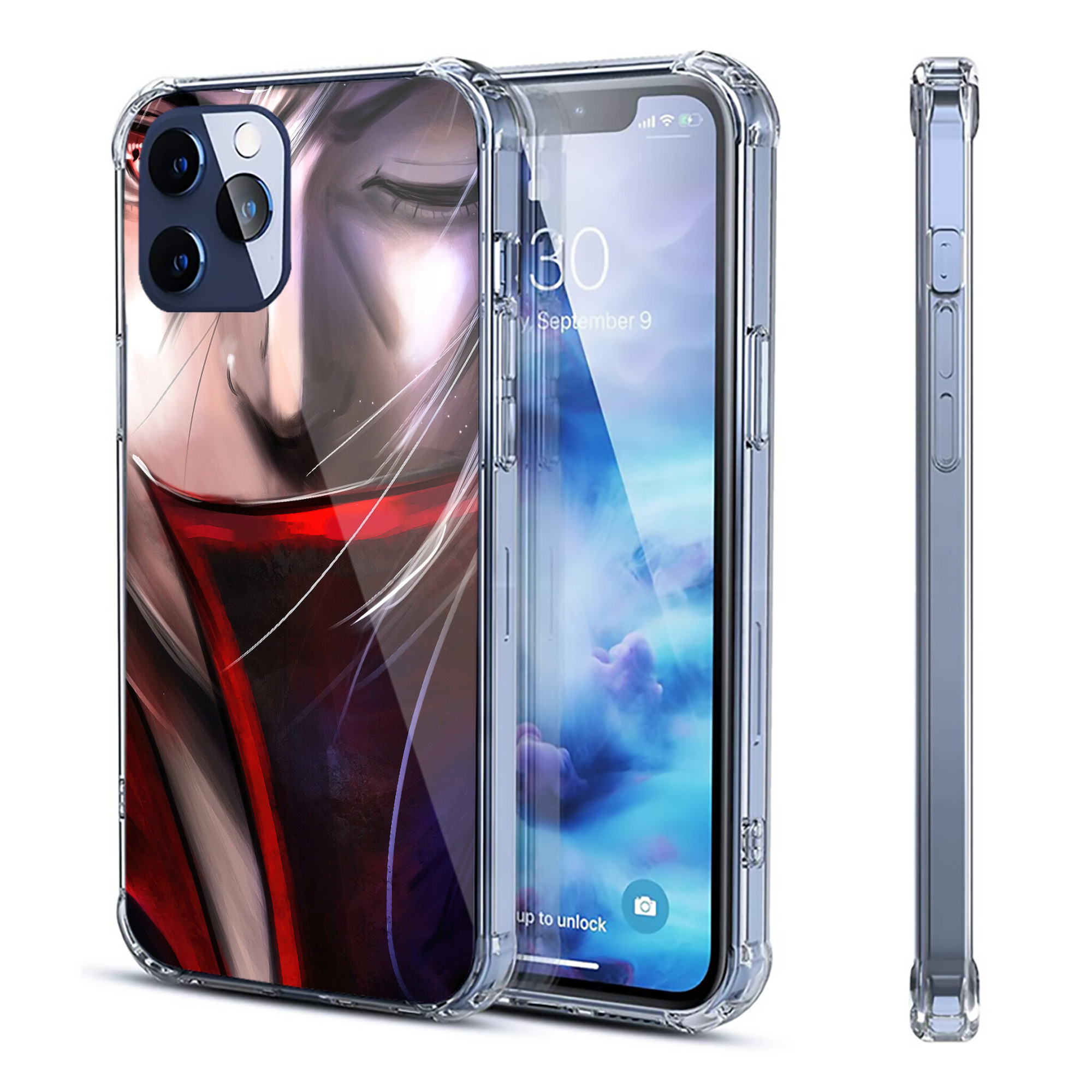 （画像用） NARUTO -ナルト- NARUTO -ナルト- 疾風伝 【iPhone 12シリーズ対応】透明スマホケース（クリアソフトケース）